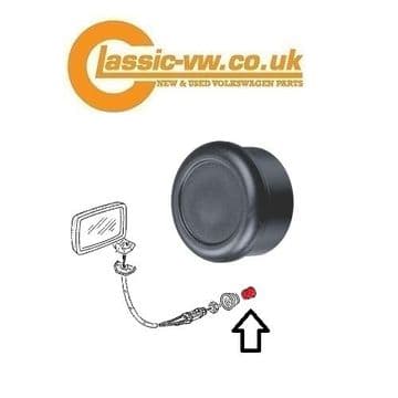 Mirror Adjuster Knob Black 191857520A, Mk1 / 2 Golf, Jetta, Caddy, Scirocco,