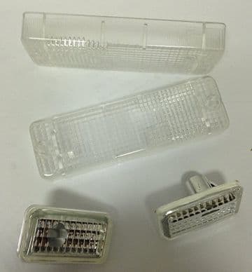 Mk1 Golf Cabrio Clear Indicator Set (Big Bumper, Clipper Kit)
