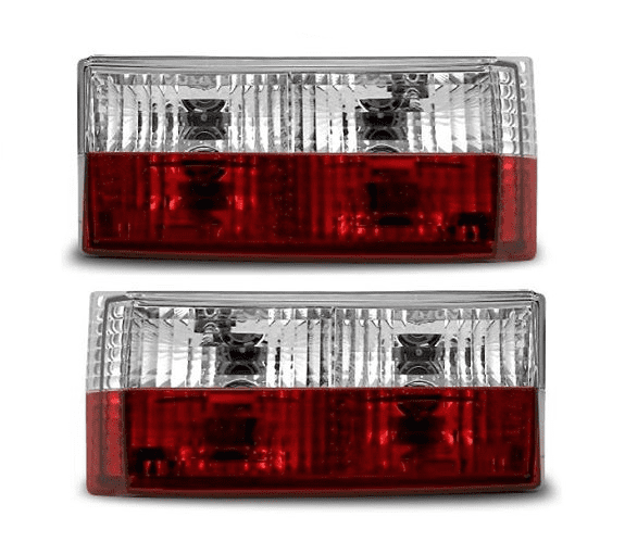 Mk1 Golf & Cabrio Crystal Red/Clear Rear Lights