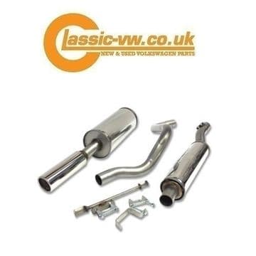 Mk1 Golf Cabrio JETEX Stainless Steel Exhaust System 29-H2R