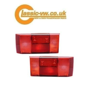 Mk1 Golf & Cabrio Pink / Red / Pink Rear Lights EC Approved 171945096N 171945095N