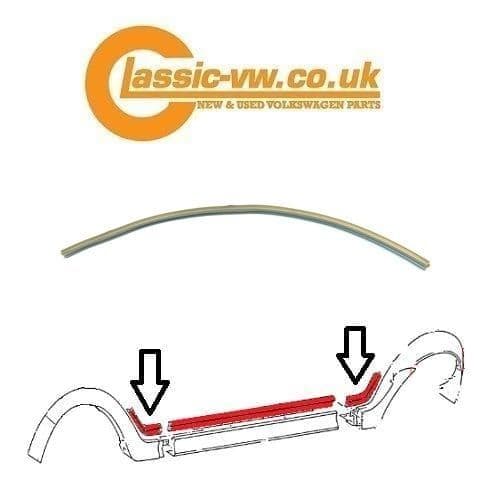 Mk1 Golf Cabriolet Arch To Body Seal Silver 155853977 4VJ