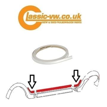 Mk1 Golf Cabriolet Arch To Body Seal White 155853977 90E (Genuine)