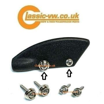 Mk1 Golf Cabriolet Hood Pivot Cover Fixing Set 155871417, N0139345, N0140841, N0117011