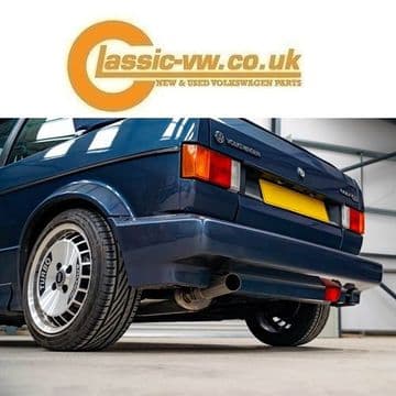 Mk1 Golf Cabriolet & Scirocco Milltek Resonated Stainless Steel Exhaust System MCXVW746