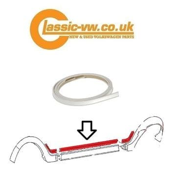 Mk1 Golf Cabriolet Sill To Body Seal White 155821521