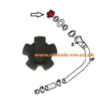Mk1 Golf Flip Top Fuel Cap 155201551R