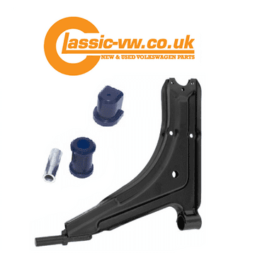 Mk1 Golf Front Wishbones + Superpro Bush Set, 171407153, Caddy, Jetta, Scirocco