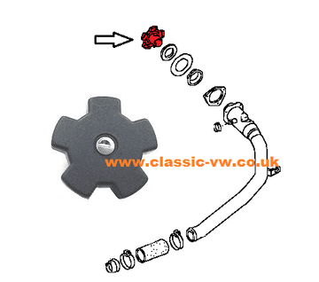 Mk1 Golf Fuel Cap, Vented 171201551L (74-78)