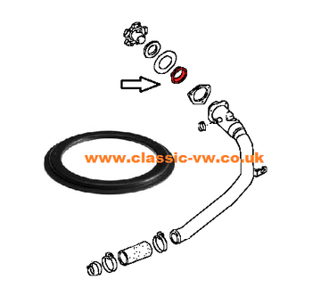 Mk1 Golf Fuel Filler Neck Locating Ring 171201141