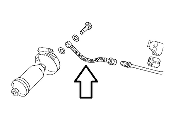 Mk1 Golf Fuel Pipe, Main Supply Line To Filter 171201218D