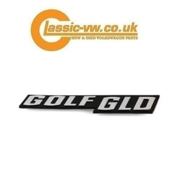 Mk1 Golf "GOLF GLD" Rear Badge 171853687/R Repro