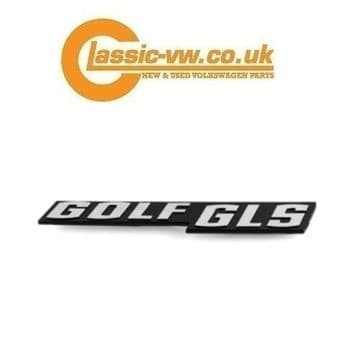 Mk1 Golf "GOLF GLS" Rear Badge 171853687/T Repro
