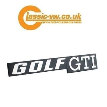 Mk1 Golf "GOLF GTI" rear badge 171853687K Genuine