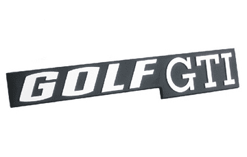 Mk1 Golf "GOLF GTI" rear badge 171853687K Repro