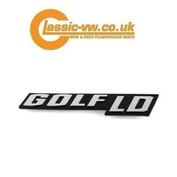 Mk1 Golf "GOLF LD" Rear Badge 171853687/Q Repro