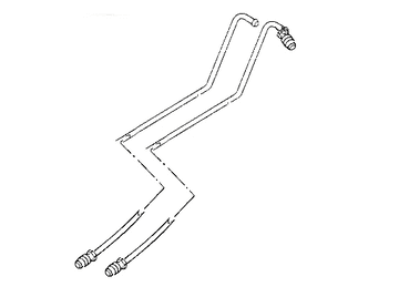 Mk1 Golf GTI Cabriolet Rigid Fuel Line Kit (84>) 533201361 & 533201217A