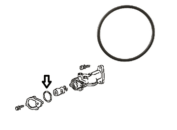 Mk1 Golf GTI Oil Filter Housing Seal (Front Mount Cooler) 067115427A