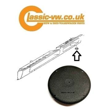 Mk1 Golf Lower Dash Hole Blank, 172857943 Caddy, Jetta,