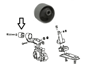 Golf 1 engine top mountings