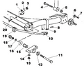 Mk1 Golf Rear Beam Pivot Bush 171501537 Scirocco, Jetta