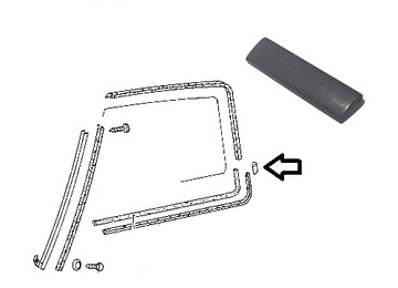 Mk1 Golf Scraper - Glass Seal Jointing Clip 171837483