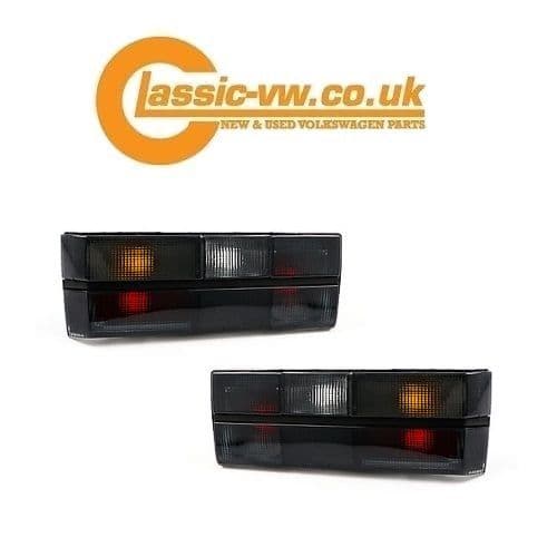 Mk1 Golf Smoked Black Rear Lights S2