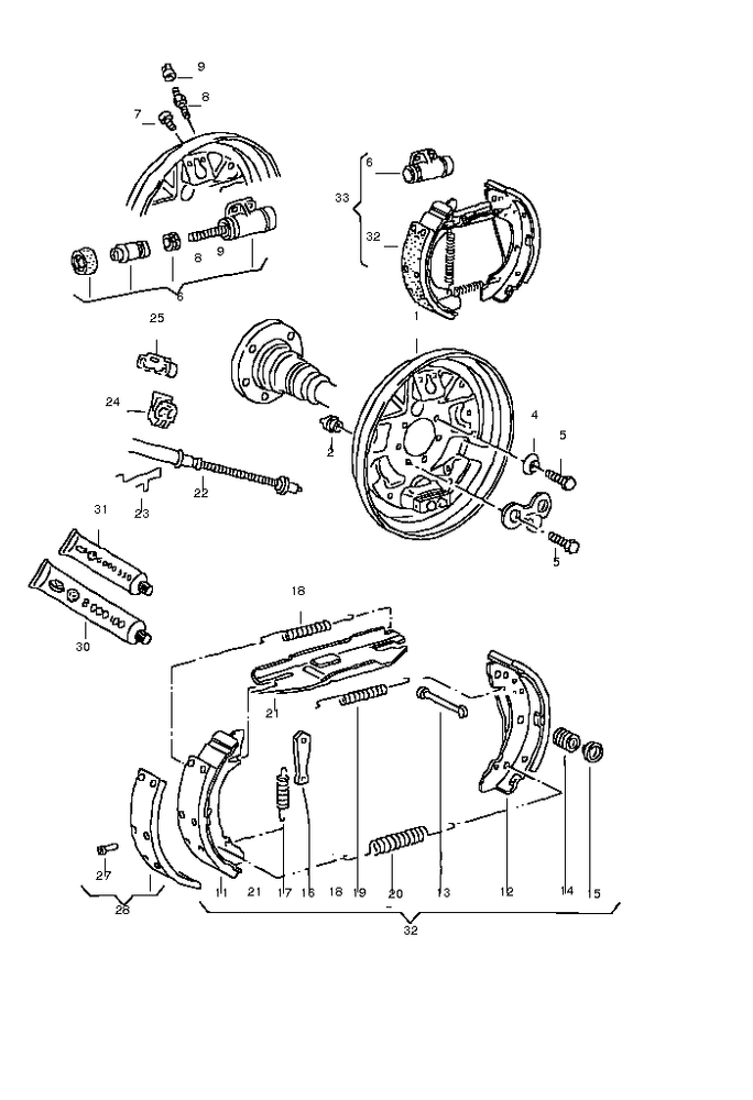Mk1 Golf Ultimate Rear Brake Rebuild Package