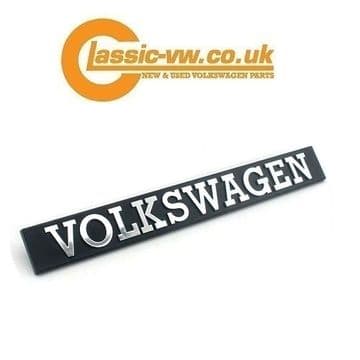 Mk1 Golf "VOLKSWAGEN" Rear Badge, 171853685A Genuine Scirocco, Jetta
