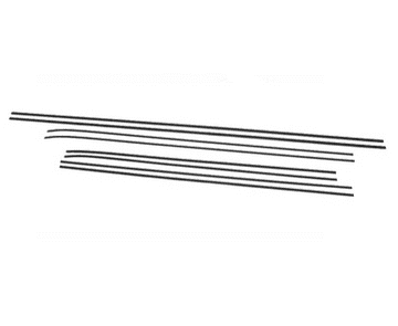 Mk1 Golf Waist & Sill Trims 3 Door Black 171898113BL