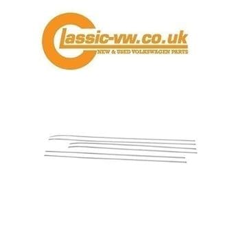 Mk1 Golf Waist & Sill Trims 3 Door Chrome