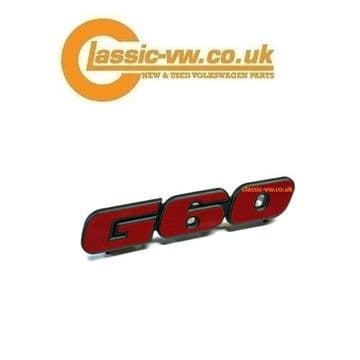 Mk2 Golf G60 Grille Badge (Genuine) 191853679N QN5