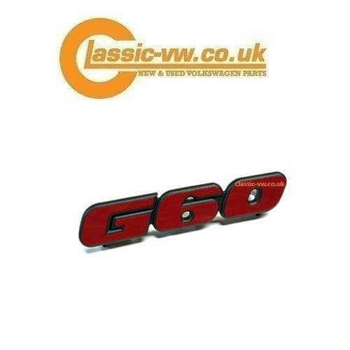 Mk2 Golf G60 Grille Badge (Genuine) 191853679N QN5