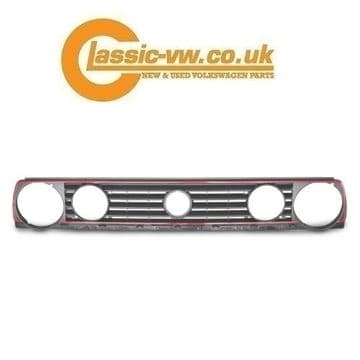 Mk2 Golf GTI 4 Lamp Red Trim Grille  191853653K QN5 Genuine