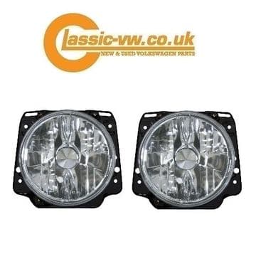 Mk2 Golf Headlight Set, Crystal Clear (ATP) 191941753C (LHD)