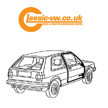 Mk2 Golf & Jetta, Door Perimeter Seal 191867365C (Reproduction)