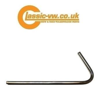 Mk2 Golf & Jetta, Window Scraper Trim, Chrome, Lower Left Rear 193853763E