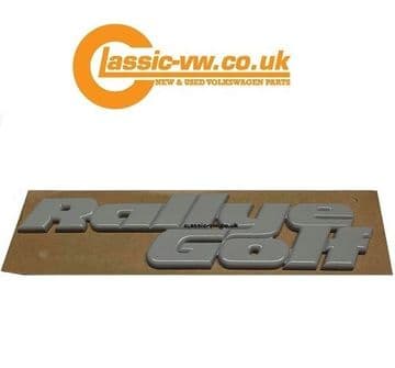 Mk2 Golf Rallye Rear Badge 191853675C,