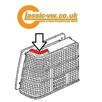 Mk2 Jetta Rear Light Seal, Right. 165945198