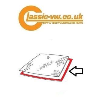 Mk2 Scirocco Front Screen Seal, 533845121