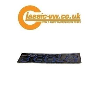 Mk2 Scirocco Scala, Blue Side Badge Right 533853686H BDE