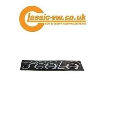 Mk2 Scirocco Scala, Silver Side Badge Left 533853685M PF9
