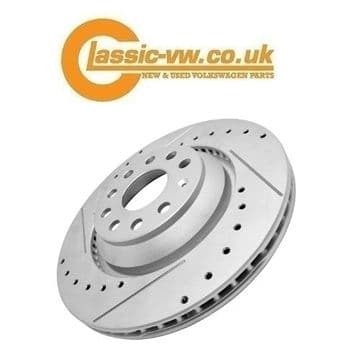 ProBite ProComboMax-S (Silver) Front Brake Disc Set (G60) 280x22 Mk1 / 2 Golf, Caddy, Scirocco