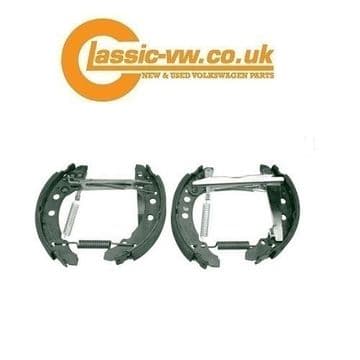 Rear Brake Shoe Kit (180 mm Drum) Mk1 / 2 Golf, Jetta, Scirocco