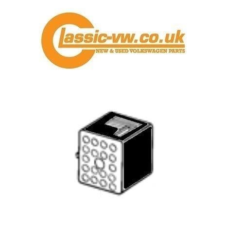 S1 Fuse Box Plug Black. 171971971A (Special Order) Golf, Jetta, Caddy, Scirocco,