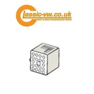 S1 Fuse Box Plug Translucent White.(Special Order) 171971971C Golf, Jetta, Caddy, Scirocco,