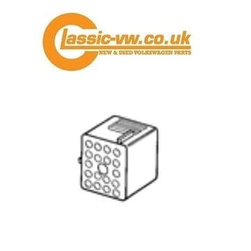 S1 Fuse Box Plug White. 171971971E Golf, Jetta, Caddy, Scirocco,