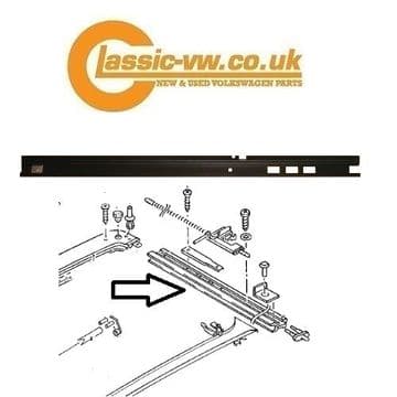 Scirocco Factory Tilt & Slide Sunroof Guide Rail Left 811877351B Santana, Passat, Audi 80