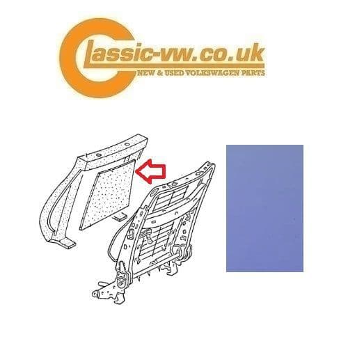 Seat Back Foam Pad, 811881777A Mk1 Golf, Jetta, Scirocco,