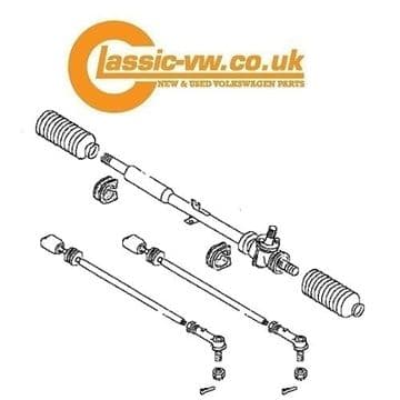 Steering Rack Kit Right Hand Drive Mk1 Golf, Jetta, Scirocco, Caddy